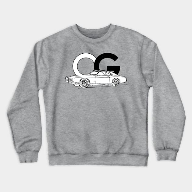 OG Riviera T Shirt Crewneck Sweatshirt by OG Graphic Design